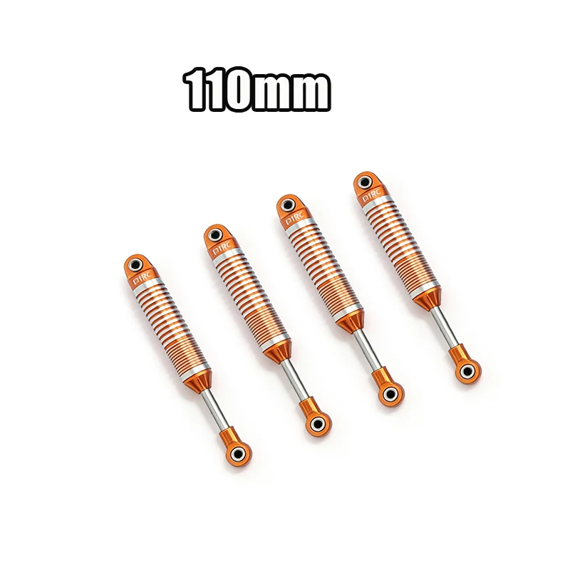 D1RC Metal D-Shock-serie oliegevulde ophangingdempers Verstelbare lengte 100 mm-120 mm voor simulatie Rock Crawler Climbing Truck