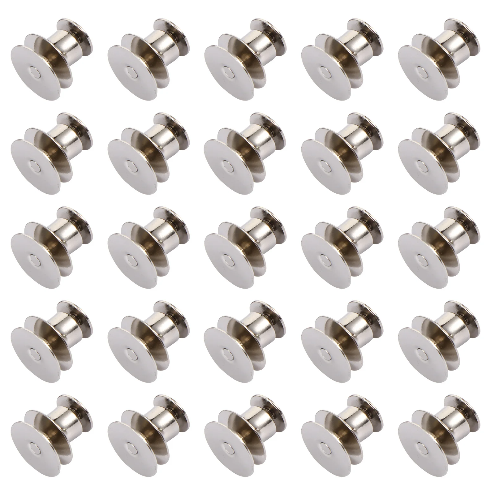 

50 set Flat Top Pin Back 10Mm Copper Smooth Polished Clutch Blank Pin For Scarves Bags Clothes Jewelry Making Craft Accessory