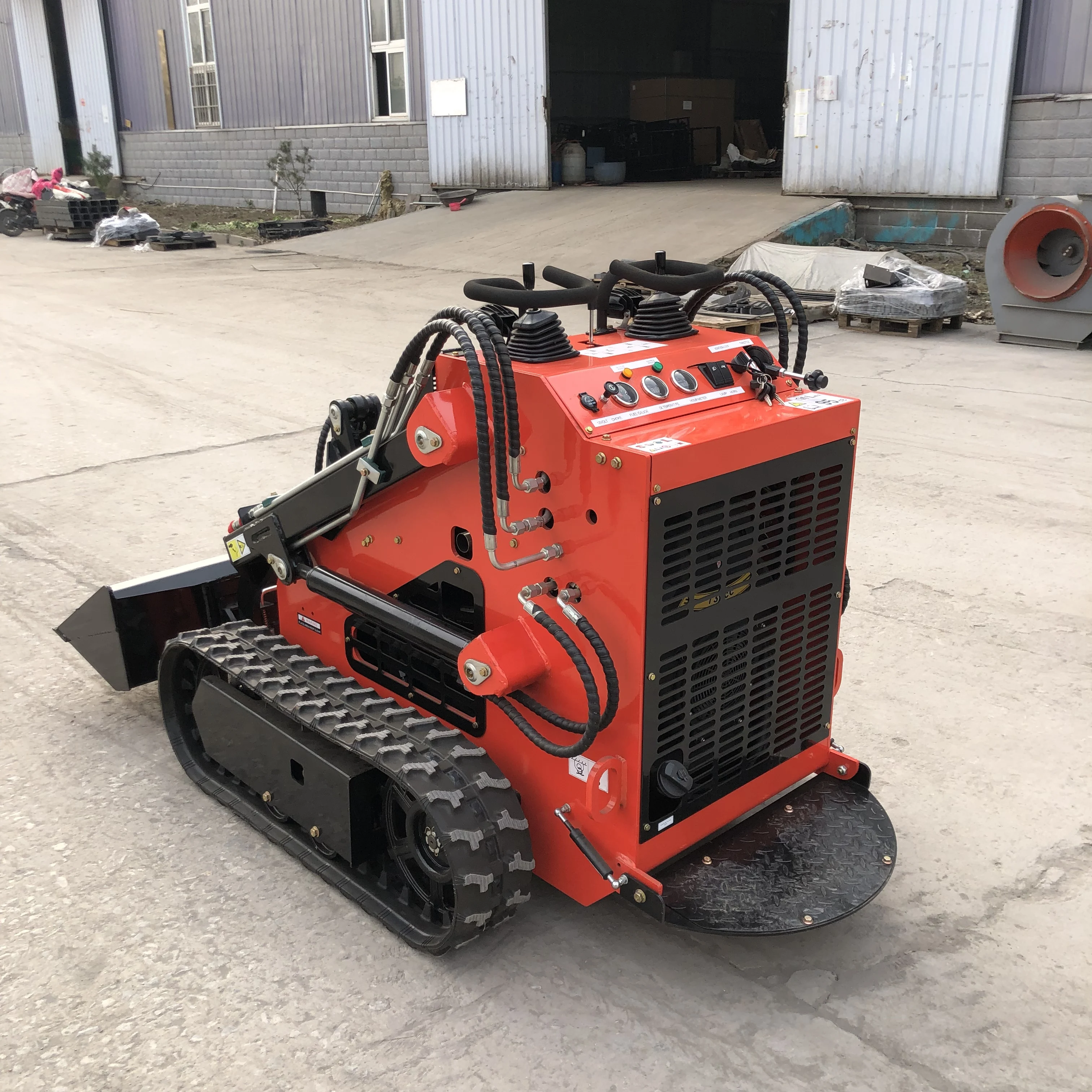 

Hot Selling Mini Skid Steer Loader 23HP Front Loader Tractor with Crawler Engine and Wheel Loader Cheap Price Sale