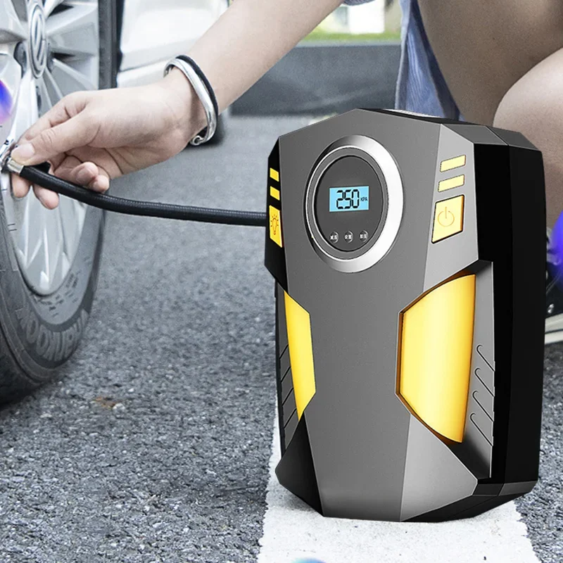 Digital Tire Inflator DC 12 Volt Car Portable Air Compressor Pump 150 PSI Car Air Compressor for Auto Car Motorcycles Bicycles