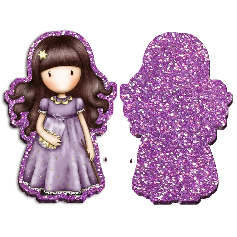 

Chunky Glitter Resin Planar Cute Girls Purple Acrylic Flatback For DIY Phone Case Hair Bow Craft Keychains Accessories