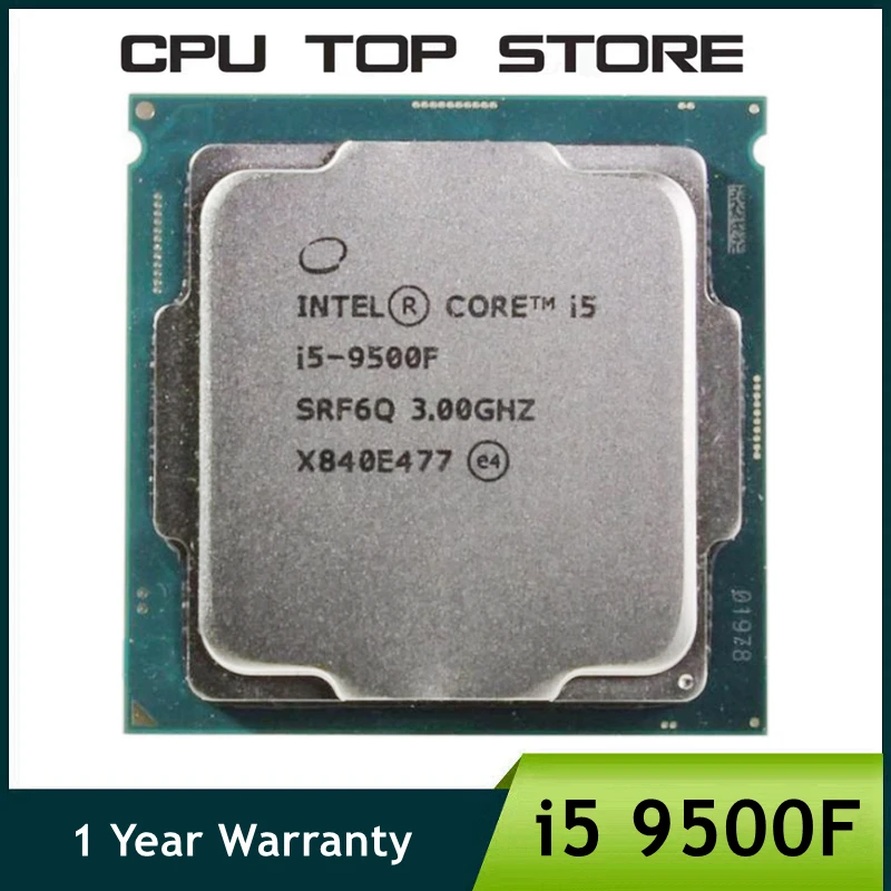 Intel Core i5 9500F 3.0GHz Six-Core Six-Thread CPU Processor 9M 65W LGA 1151