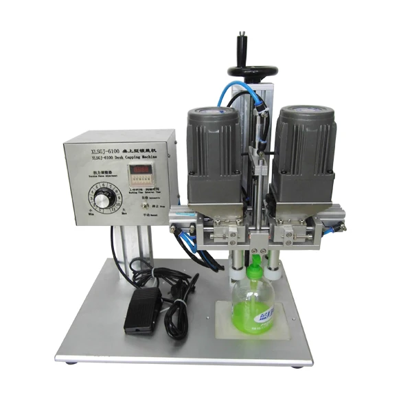 

High quality semi automatic capping machine/ glass cap screwing machine