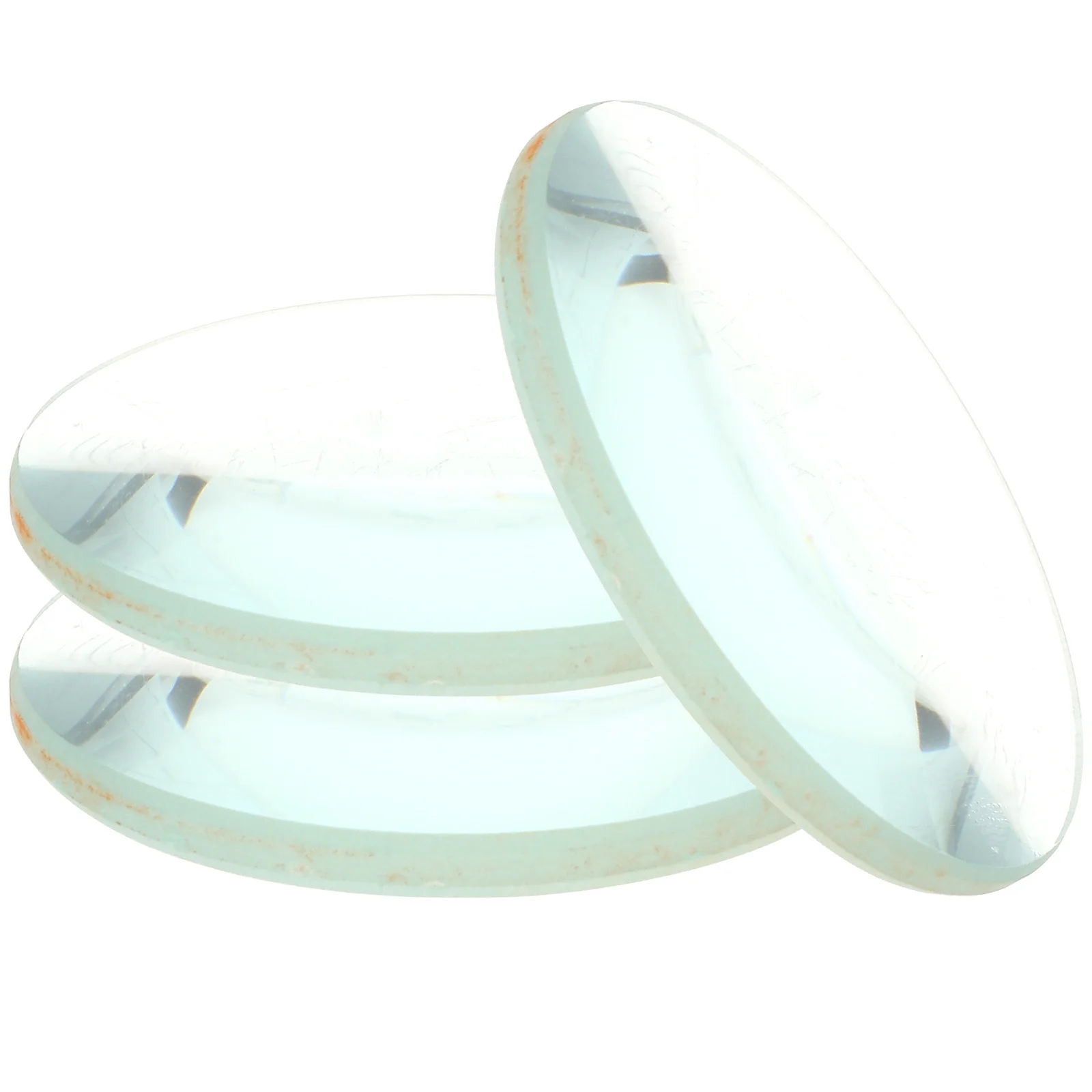 

3Pcs Optical Double Convex Lens Premium Glass for Scientific Experiments 50Mm Diameter 100Mm Focal Length Convex Lens