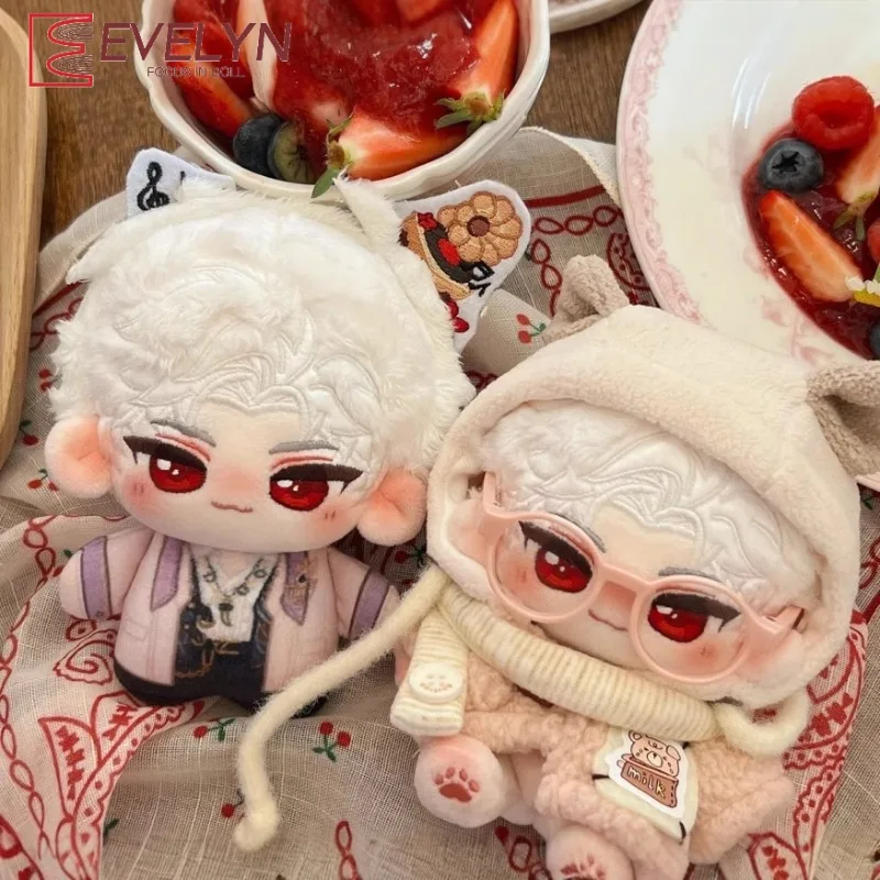 Evelyn Leuke 10 cm Liefde en Deepspace Figuur Sylus Qin Che Katoenen Pop Hanger Pluche Sleutelhanger Spel Periferie Verzamelen speelgoed Geschenken
