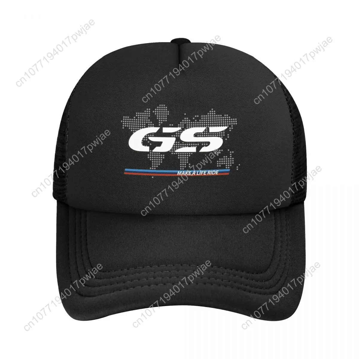GS خريطة العالم دراجة نارية قبعة سائق الشاحنة الكبار قبعات مماشية للموضة قبعات الشمس قبعة الصيد تنفس البوليستر شبكة قبعات البيسبول الصيف #4