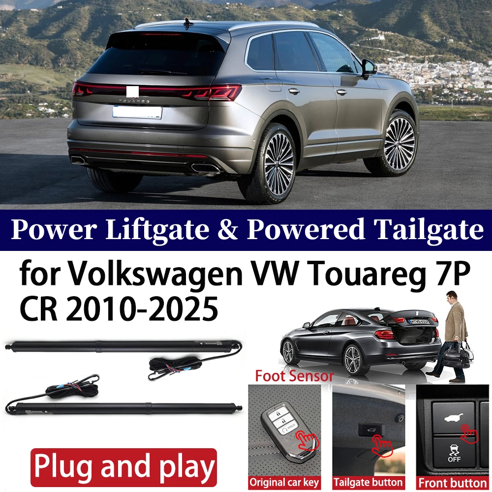 

for Volkswagen VW Touareg 7P CR 2010-2025 Car Auto Power Electric Tailgate Liftgate Lift Trunk Closer System Boot Lift Motor Kit