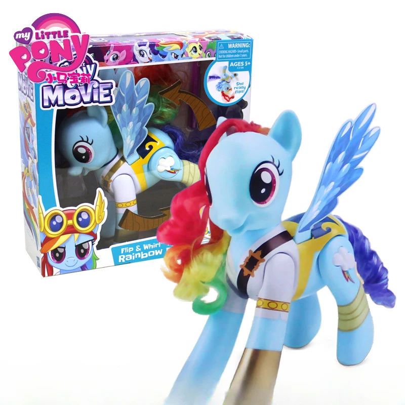 

Hasbro Original Genuine My Little Pony Tumble Music Rainbow Dash Movie Series Girls Play House Toy Action Figure Birthday Gift