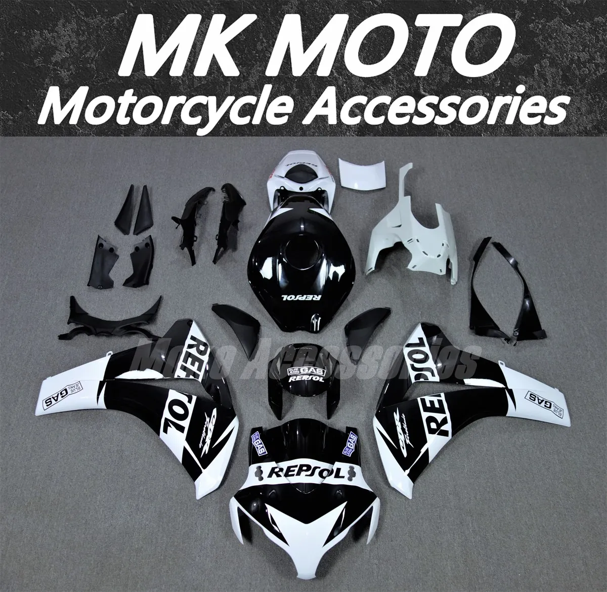 

Motorcycle Fairings Kit Fit For Cbr1000rr 2008 2009 2010 2011 Bodywork Set High Quality ABS Injection New Black White