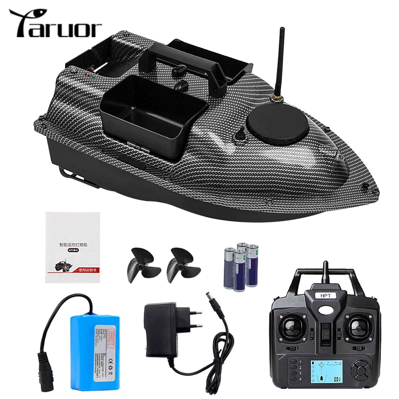 

GPS Fishing Bait Boat with 3 Bait Containers Wireless Bait Boat with Automatic Return Function