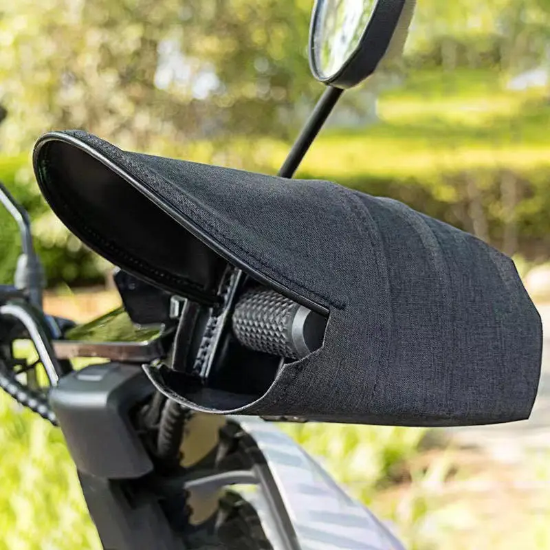 Handlebar gloves color options Dark Grey Pure Black Pure Silver