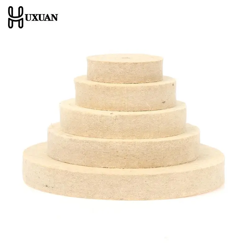 

75-200mm Wool Polishing Wheel Buffing Pads Angle Grinder Wheel Felt Polishing Disc For Metal Marble Glass Ceramics