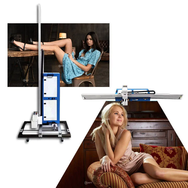 

High Quality 3D Wall Floor 2 IN 1 Printer Automatic Vertical Wall Printer Indoor Outdoor