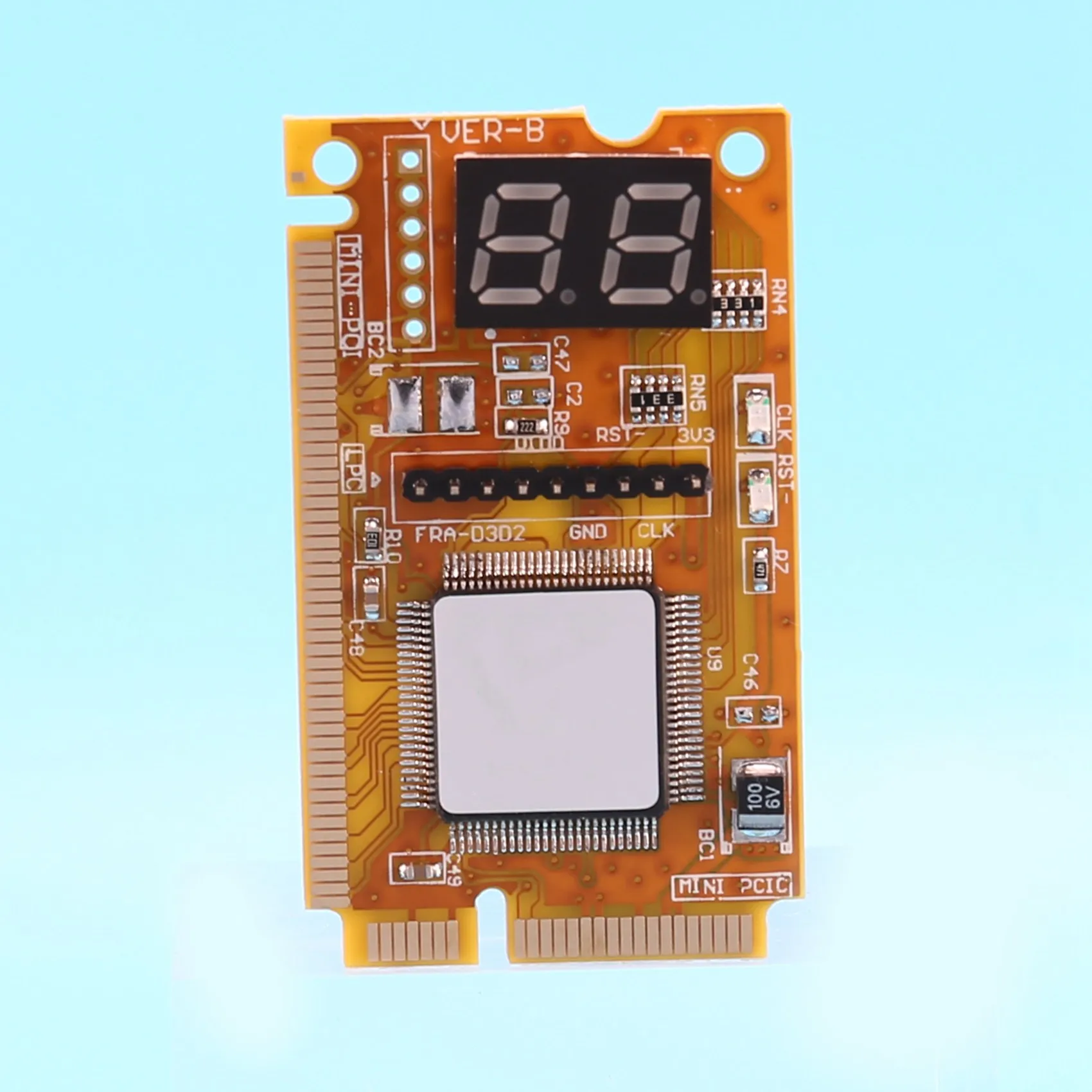 RISE 2-Digit Portable Computer PC Mini PCI PCI-E LPC Laptop Analyzer Tester Mother Board Debug Checker Diagnostic Card