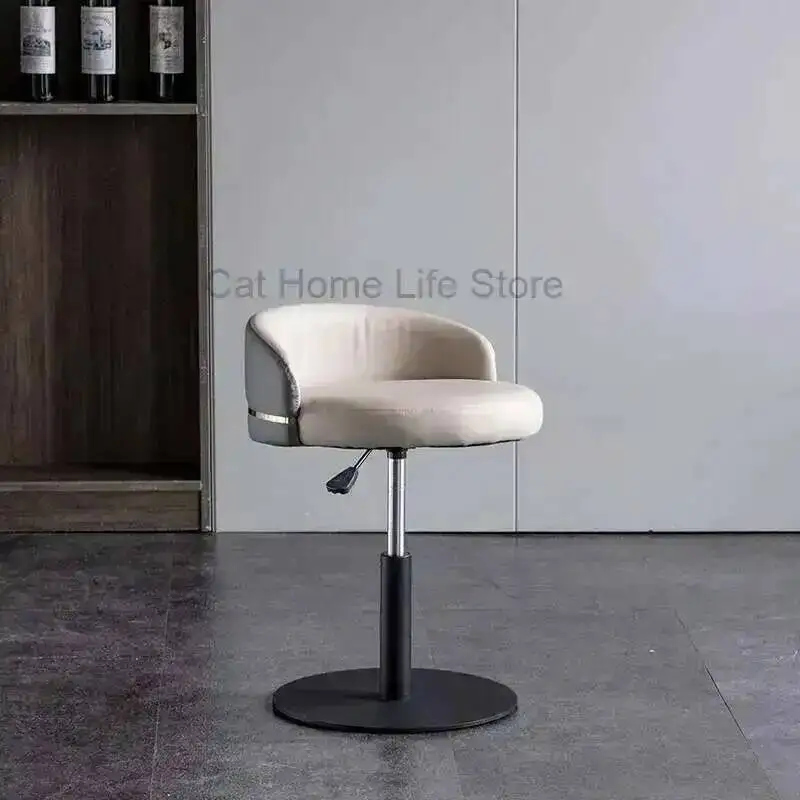 

Chairs Living Salon Luxury Bar Dining Room Iron Swivel Minimalist Bar Chairs Adjustable Banquet Tall Cadeira Home Furniture