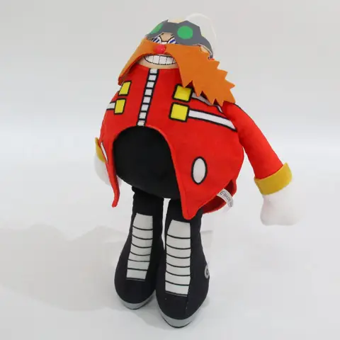 Hot 30 Anniversary the Hedgehog Modern Dr. Eggman Plush Toy, Red Doctor Eggman 9" Tomy