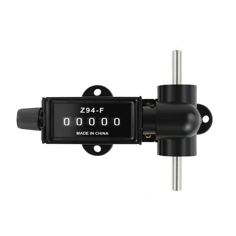 Z94-F Roller Meter Yard Counter Mechanical High-Precision 5-digit Counter Encoder Meter Wheel Length Measurement