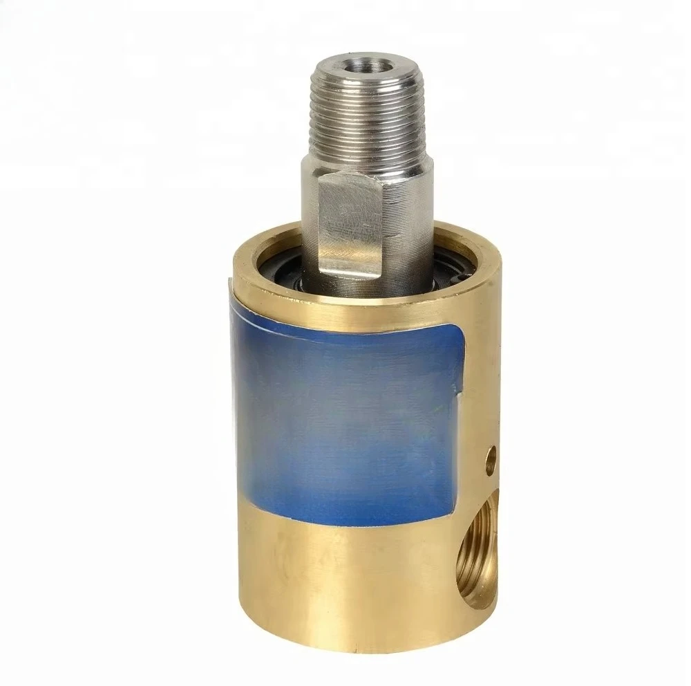 3/8 Inch YuJie H Type Deublin Water Swivel Joint Rotoflux Universal Single Passage Unions Smooth Surface High Pressure