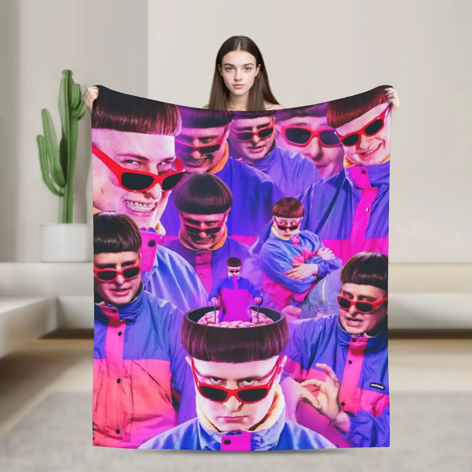 RIP Oliver Tree 1993-2026 Throw Blanket for Couch  Fuzzy Soft Plush Blanket 50x60 Inches Multi-size Bedspread for All Seasons