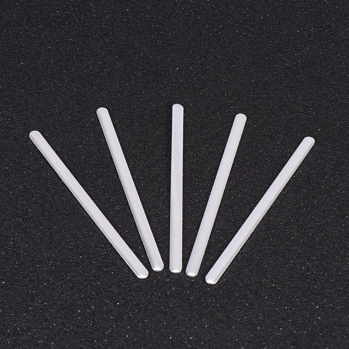 100Pcs Aluminum Nose Strips for Mask Making Premium Sturdy Bendable Nose Bridge Wire for Face Masks DIY Craft Industrial Use