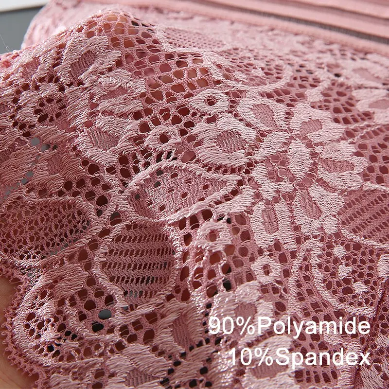 3Pcs Sexy Lace Panties Women's Underpants Solid Color Briefs Breathable Intimat… - Image 5