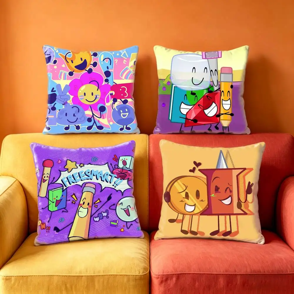 Anime S-hizuka M-inamoto  Pillow Case Sofa Living Room for Bedroom car Headboard Backrest Cushion Square Cushion Nap Time