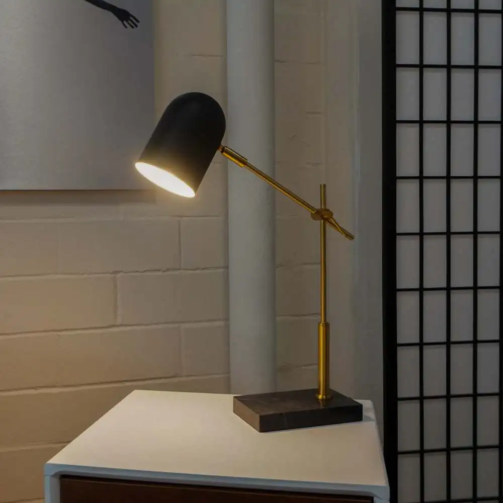 

High Quality Lumora Modern Decorative LED Table Lamp - Black Outer White Inner 110~120V