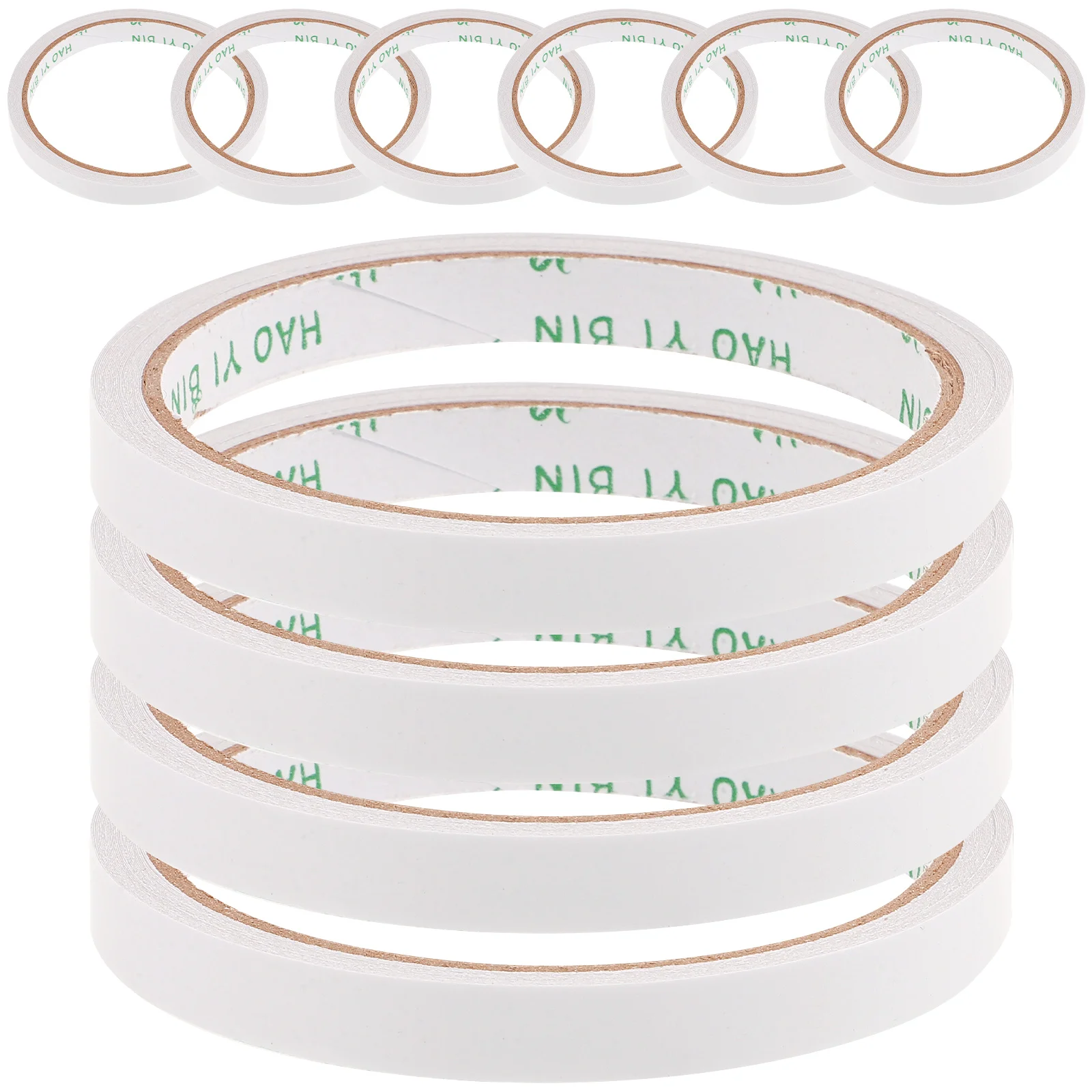 10 قطعة 0.5x800 سنتيمتر شريط لاصق على الوجهين متعدد الأغراض عالية الأداء لصياغة تصاعد الختم والمكتب المدرسة