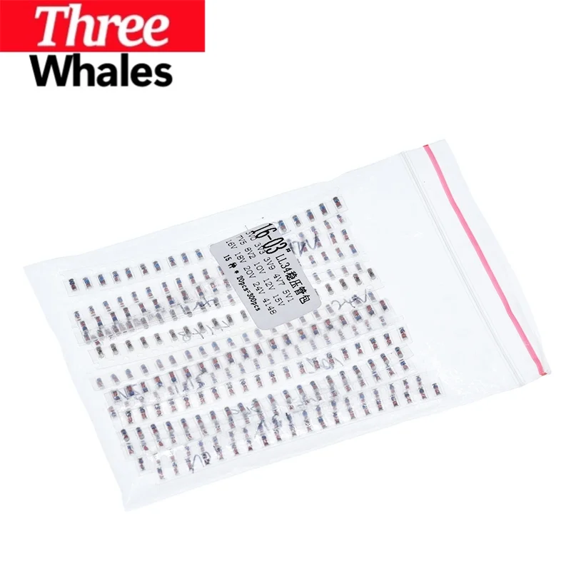 LL34 1/2W 3v-24v 15 kinds *20pcs=300pcs 1N4148 KIT for THR Electronic Components