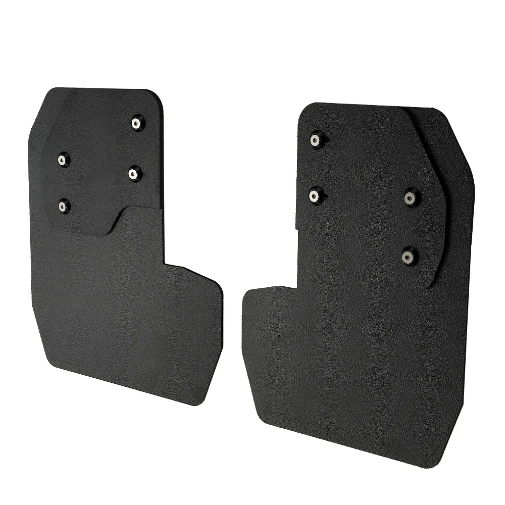 

​2Pieces Mudflaps Flaps Exterior Parts Black Front and Rear Mudguard Mudflaps for Honda TALON 1000