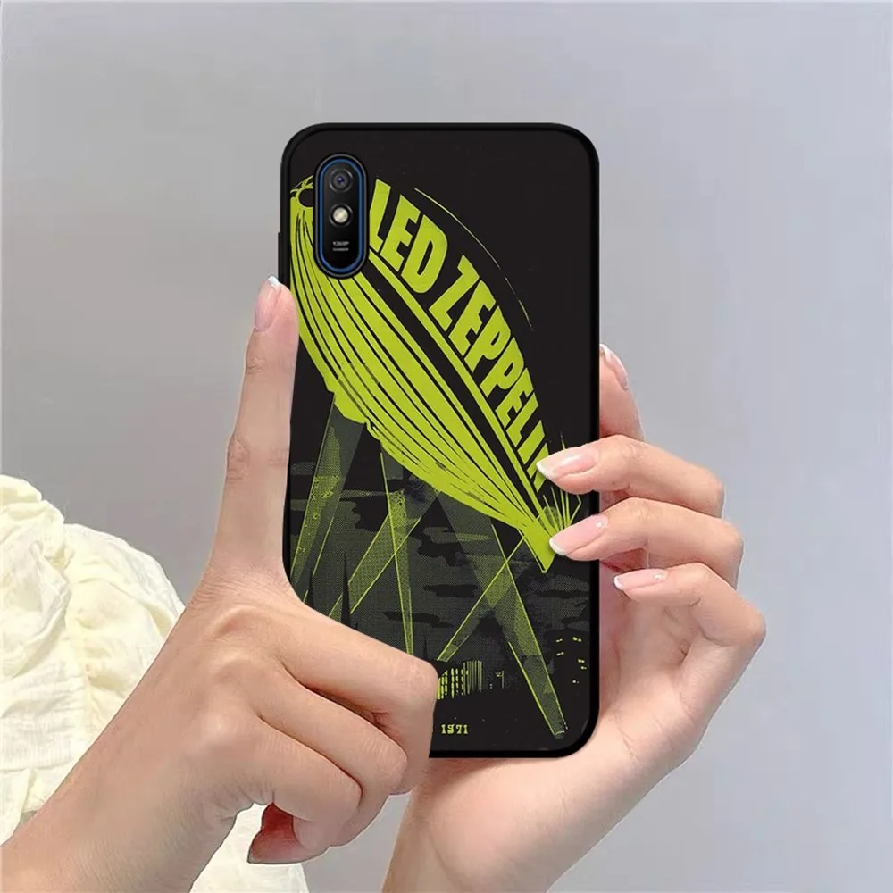 Cool L-Led Band Z-Zeppelin Phone Case For Redmi 5 6 7 8 9 10 plus pro 6 7 8 9 A GO K20 K30 K40 pro plus F3 Fundas