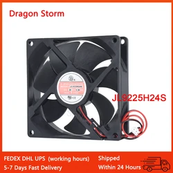 New JL9225H24S DC 24V 0.30A 9225 92mm 92*92*25MM 2Pin Welding Equiment Machine Ultra-Quiet Inverter Cooling Fan