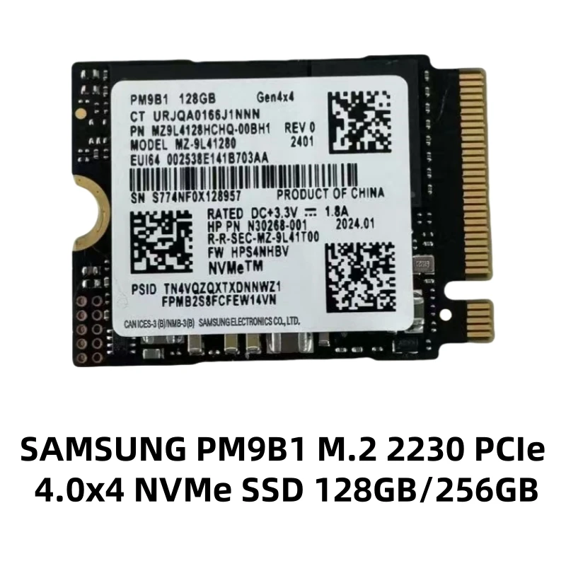 Samsung OEM PCIe 4.0 NVMe M.2 2230/2242 Internal SSD High-Speed
