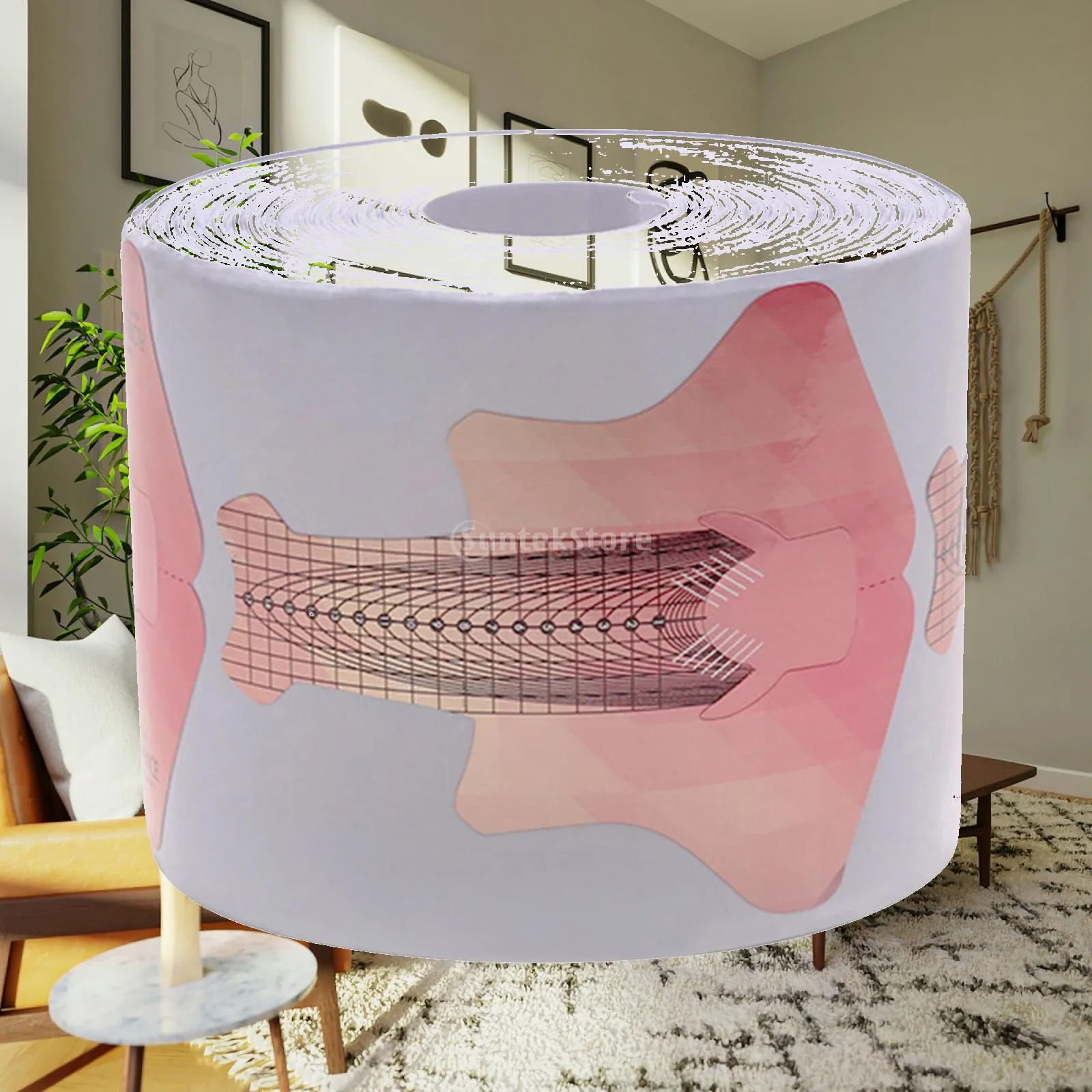 Gel Nail Extension Forms Self Adhesive Paper Stickers with Precise Guide for Acrylic Tips Manicure Salon Home Use Tools