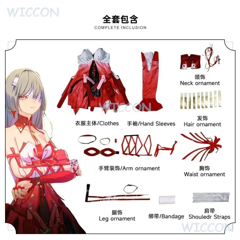 

asdh8@ ‌ ‌ ‌ ‌ ‌ ‌ ‌ ‌ ‌ ‌ ‌ ‌ ‌ ‌ ‌ ‌ ‌ ‌ ‌ ‌ ‌ ‌ ‌ ‌ Phrolova Cosplay Costume Full Set Red Spider Lily Dress Game Female Chara