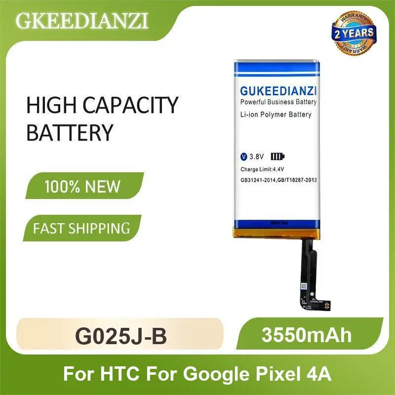 

Battery For HTC Google Pixel 4A 5G 4 XL Pixel4 X G020I G020M G025J-B G020J-B G020I-B G025E-B High Capacity
