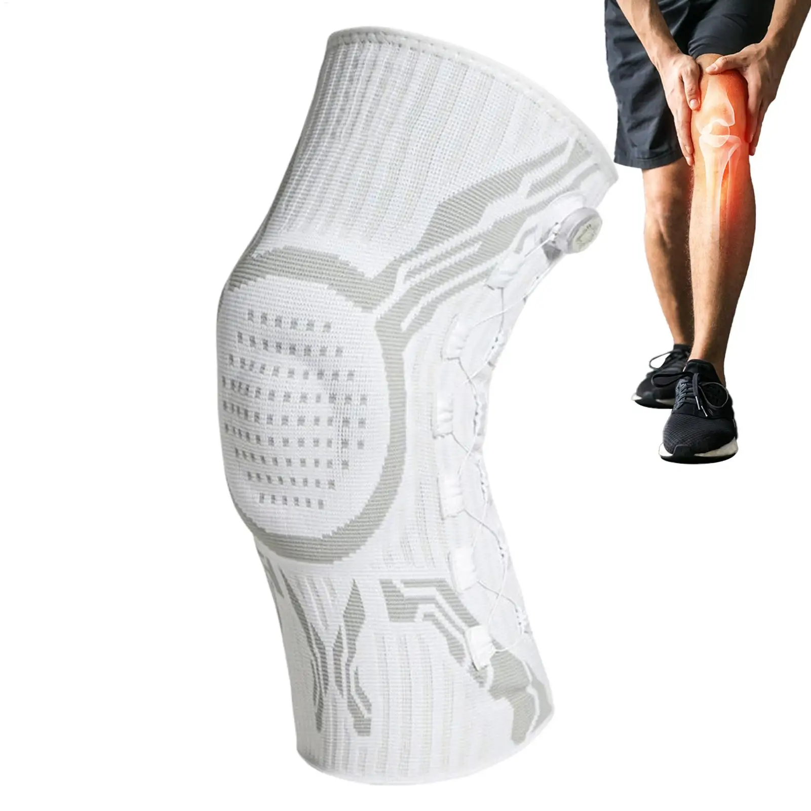 

Professional Patella Support Knee Brace Knee Compression Sleeve Men And Women Knee Pain Relief Running Weightlifting Knee Braces