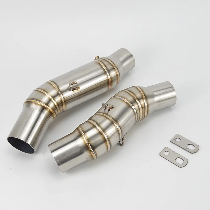 Voor Ninja 1000 Z1000 Z1000SX 2010-2024 Motocross Motorfiets Uitlaatpijp Mid Pijp Slip Op 51mm Koolstofvezel uitlaat