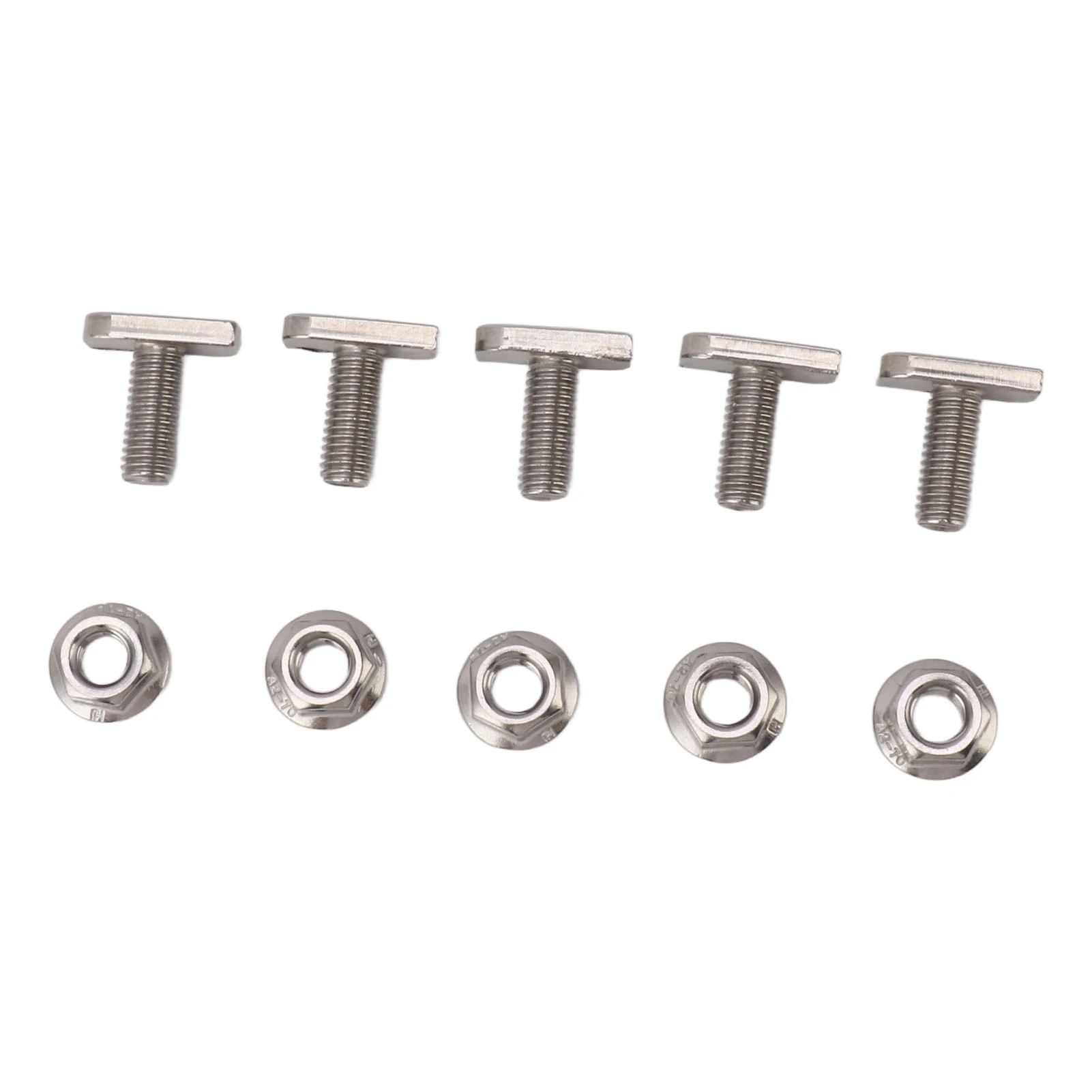 15 Set M8 Stainless Steel Hammer Head Screws for Photovoltaic And Solar Panel Installation - Assorted Pack