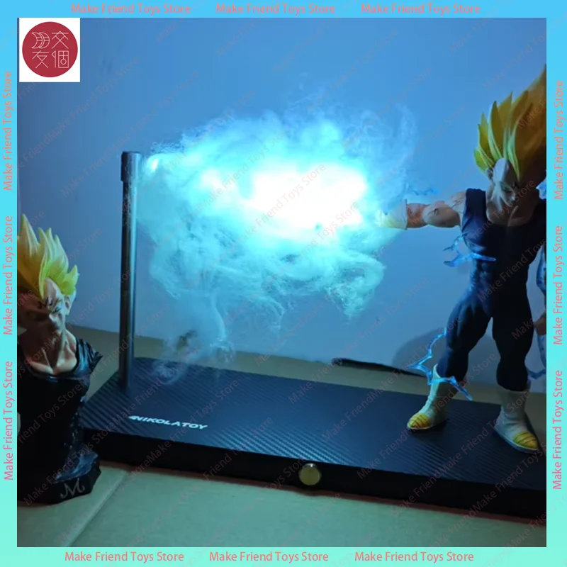 

Genuin Nikolatoy Dragon Ball Vegeta Magnetic Night Light Set Including Half-Body Statue Anime Desk Lamp Led Collectible Cool Toy