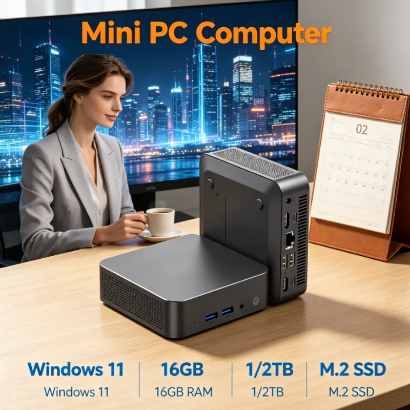 Core i3 6100 Core i3-6006U 2026 Portable Mini PC Gamer Windows 11 16GB RAM 1/2TB SSD TypeC WiFi 6 BT 5.2 High Performance