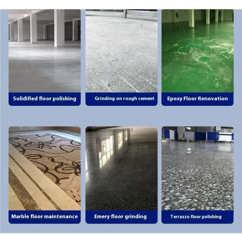 220V  Epoxy Floor Diam-o-nd Large Concrete Terrazzo Grinding Concrete Floor Grinder Machine