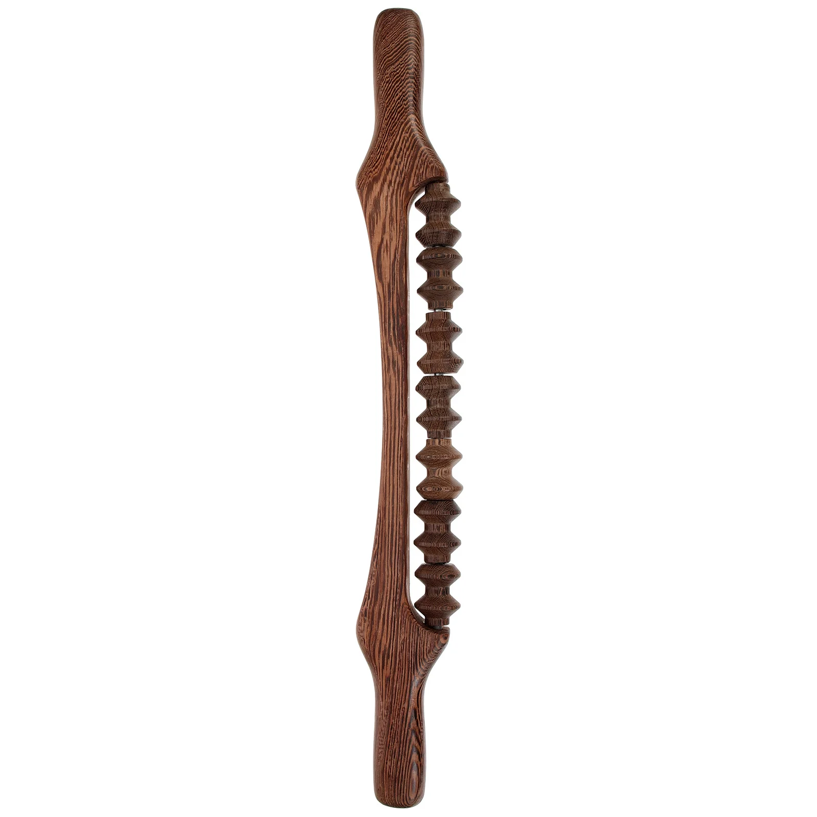 

Portable Wooden Massager Roller Back Massaging Tool for and Muscle Pain Relief Compact and Lightweight Design