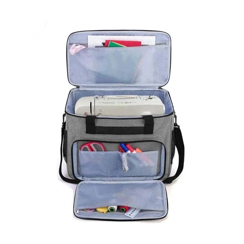 Large Capacity Sewing Machine Storage Bags Tote Multiple Pockets Portable Travel Home Organizer Sewing Machine Accessories