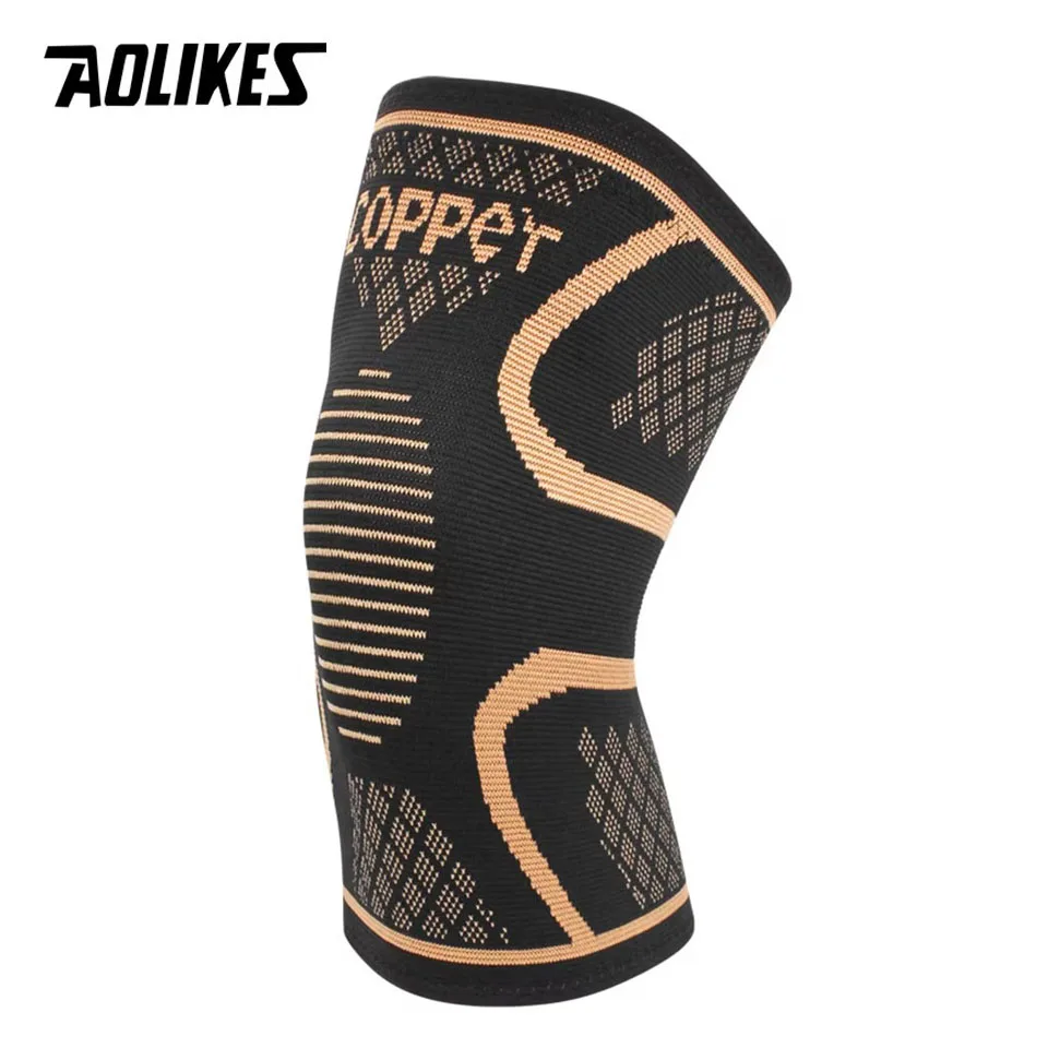 

AOLIKES 1 шт. 1 шт. медный наколенник для поддержки боли при артрите-медный наколенник от боли в коленях компрессионный рукав для занятий спортом
