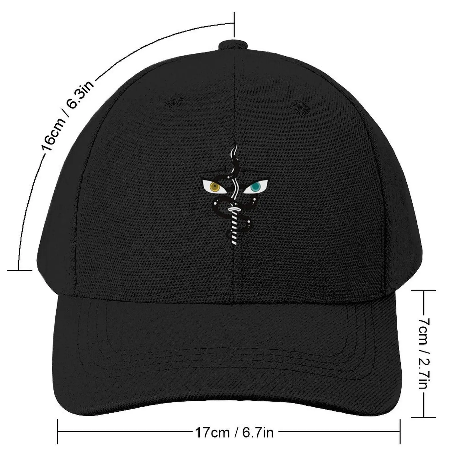 Snake pillar Baseball Cap Sunscreen fashionable Elegant Women's Hats Men's