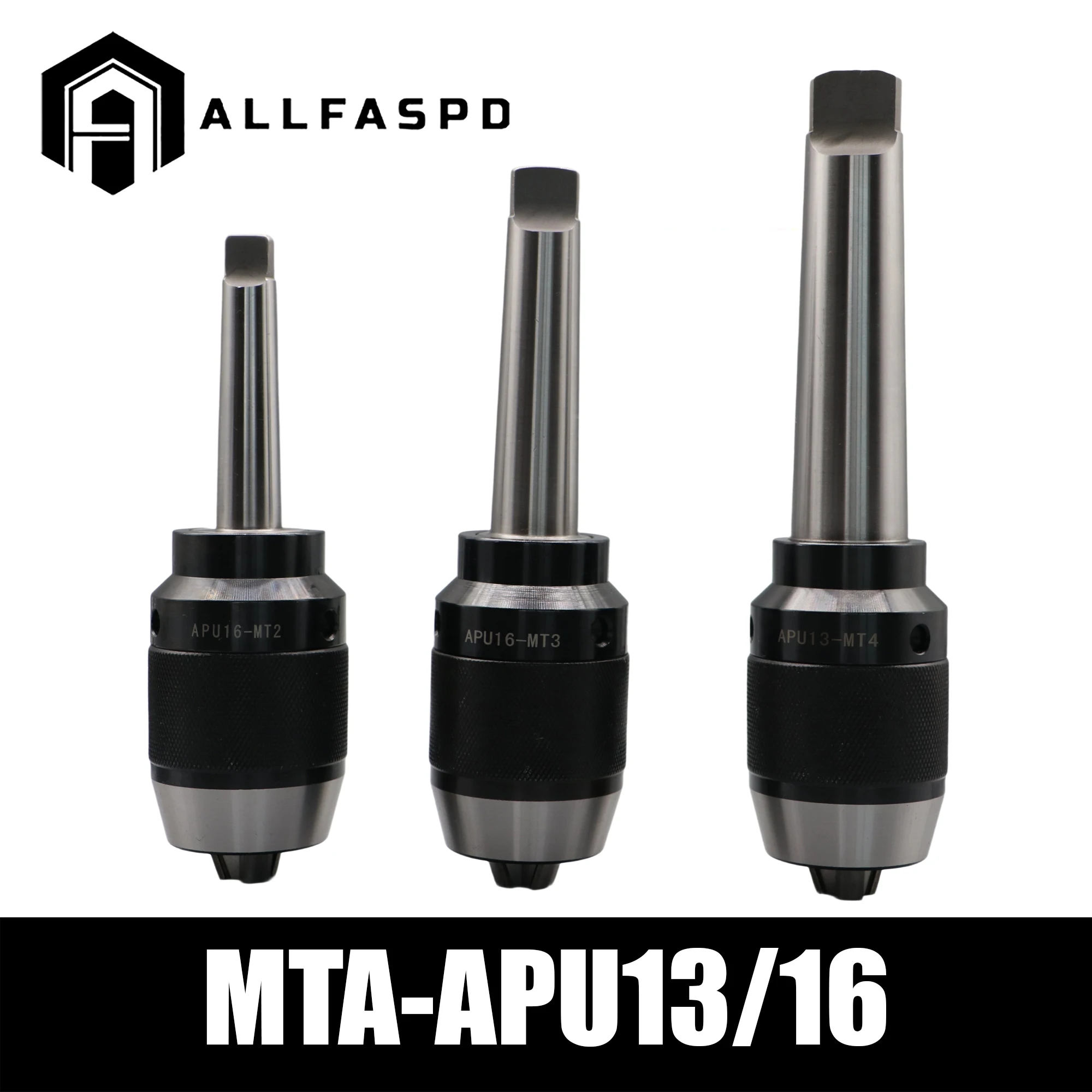 MT2 MT3 MT4 MT5 APU13 APU16 Drill Chuck Tool Holder MTA Morse Self Tightening Drill Chuck for CNC Lathe Milling Machine