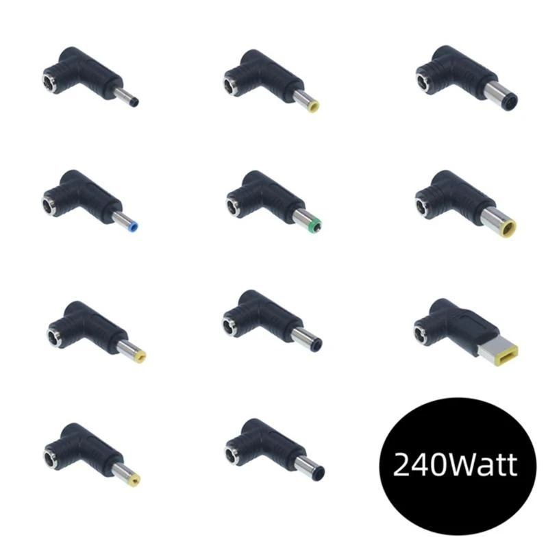 462E 1PC Power Converter Plug 5.5x2.5mm Female turn to 90 Degree Male Adapter