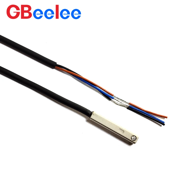 50PCS Saklar Magnetik Tahan Air NPN 2 Kabel IP67 DC5-30V Saklar Proximitas Silinder Pneumatik Sensor Silinder Untuk Peralatan Mekanik