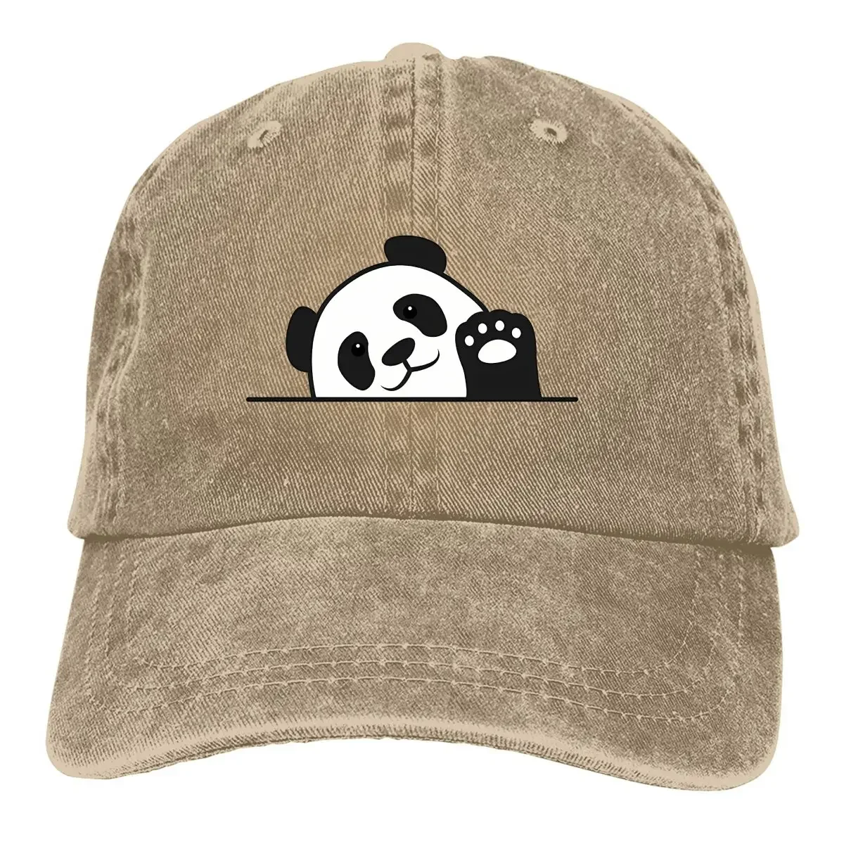 Summer Cap Sun Visor Say Hello  To You Hip Hop Caps Cute Panda Animal Cowboy Hat Peaked Hats